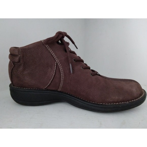 White Mountain Leather Ankle Booties Brown A09900 S406/Lisa Womens Size 7.5 M - Picture 6 of 10